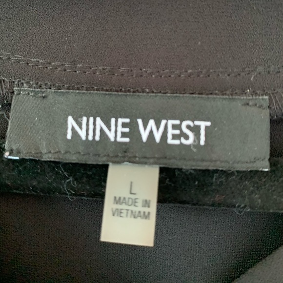 Nine West black long sleeve large - Picture 4 of 4
